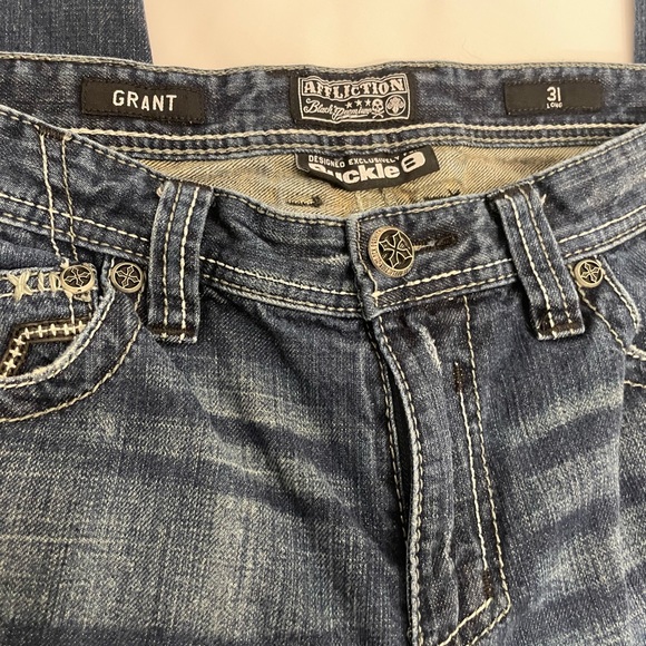 ****SOLD Affliction for Buckle Grant Jean - Picture 5 of 6